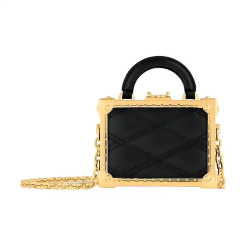 LOUIS VUITTON Micro Valisette Malletage Earphone Case