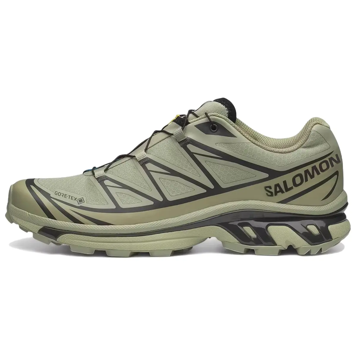 SALOMON XT 6 Casual Running Shoes Unisex Beige Gray