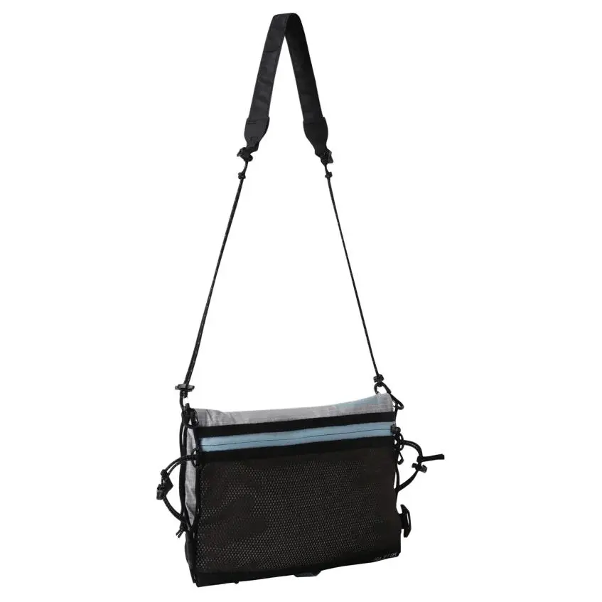 SALOMON Trajet Tear Resistant Material Shoulder Bag Regular Unisex Black & Light Gray