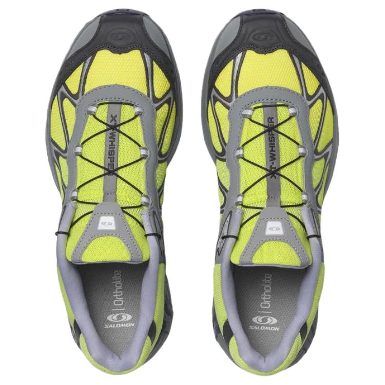 SALOMON XT WHISPER Breathable Support Casual Running Shoes Unisex Yellow Gray