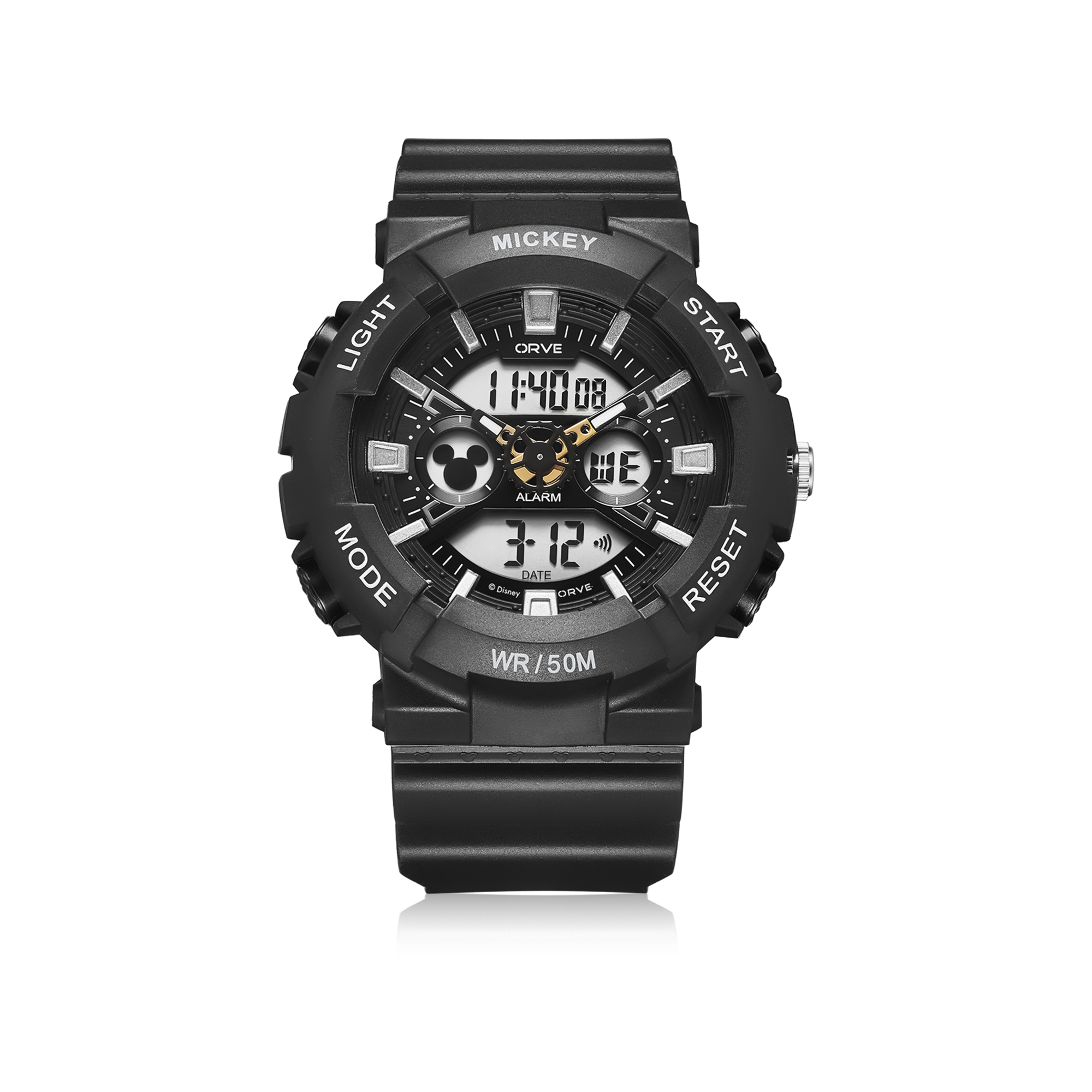 Disney Disney, electronic trend waterproof high quality universal men's watch, purple quartz dial, quartz mechanism
