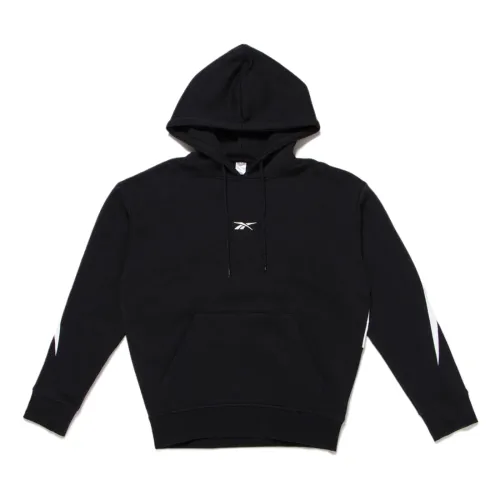 Reebok Sweatshirts Men's Black Hooded Moderate Regular