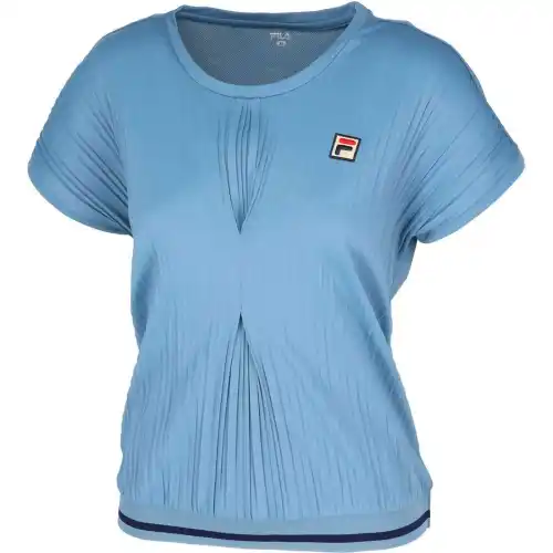 FILA Tennis Tops Women's Blue Crew Neck Moderate