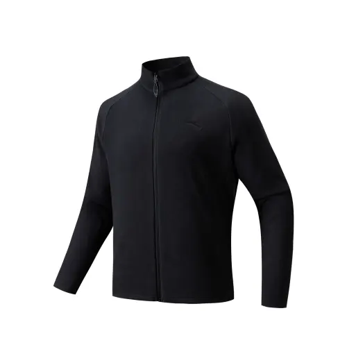 ANTA Jackets Unisex Basic Black 3 Stand Collar Moderate Other