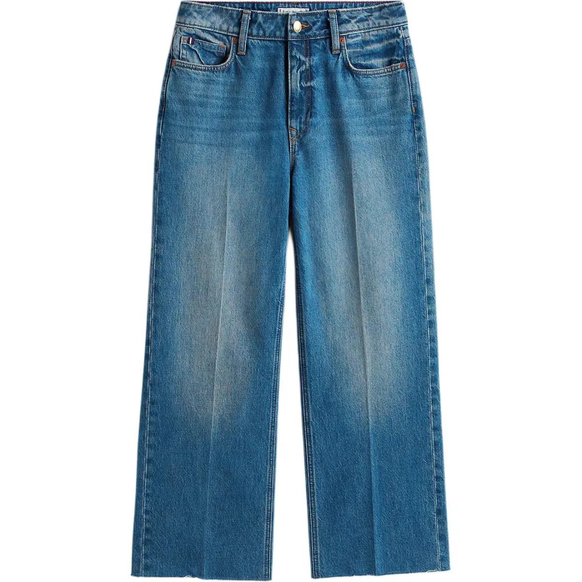 Tommy Hilfiger Jeans Women's Blue Moderate Wide Leg Pants