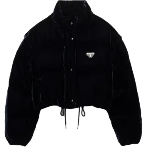 Prada velvet down jacket
