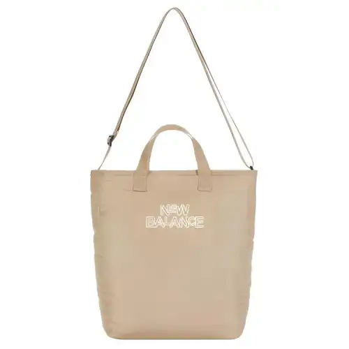 New Balance Fabric Tote Bag, Shopping Bag, Shoulder Bag, Crossbody Bag, Handbag Regular Unisex Brown