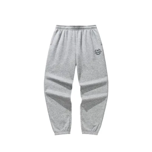 Anta Knitted Sweatpants Men's CD28 Gray Heather Gray