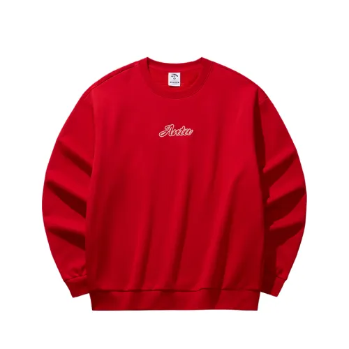 Anta Sweatshirt Unisex Rich Red
