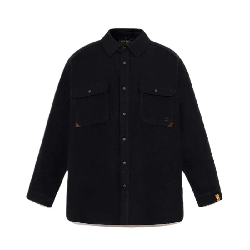 Timberland Shirts Men's Black Lapel Moderate