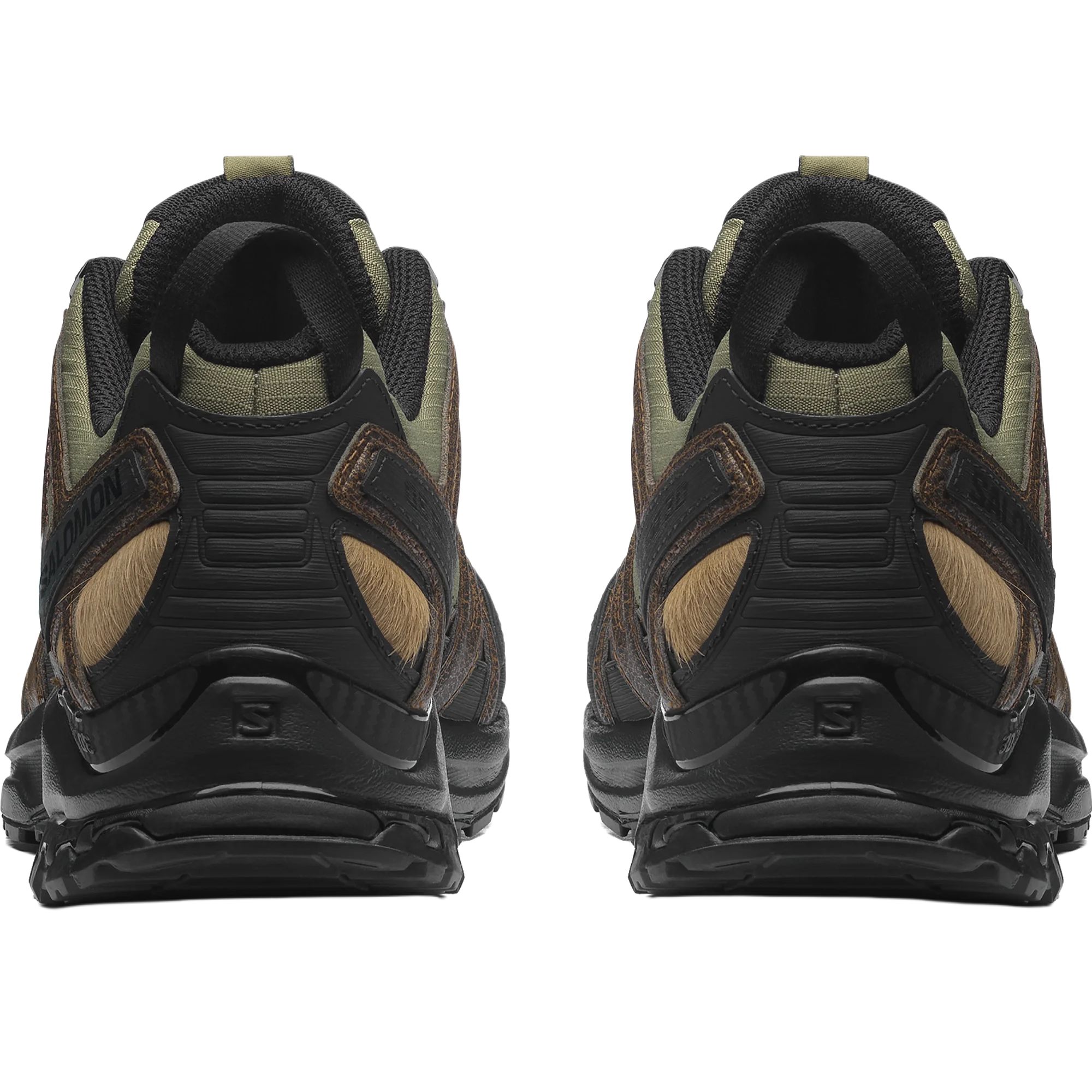 SALOMON XA PRO 3D Cushioning Breathable Support Trail Running Shoes Unisex Green Brown