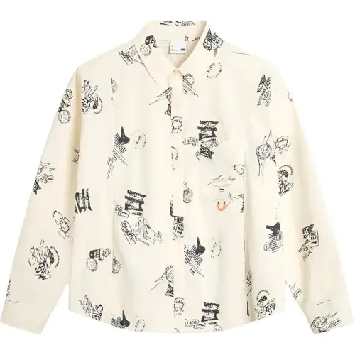 Li Ning T Shirts Women's Beige Apricot Lapel Moderate Straight Fit