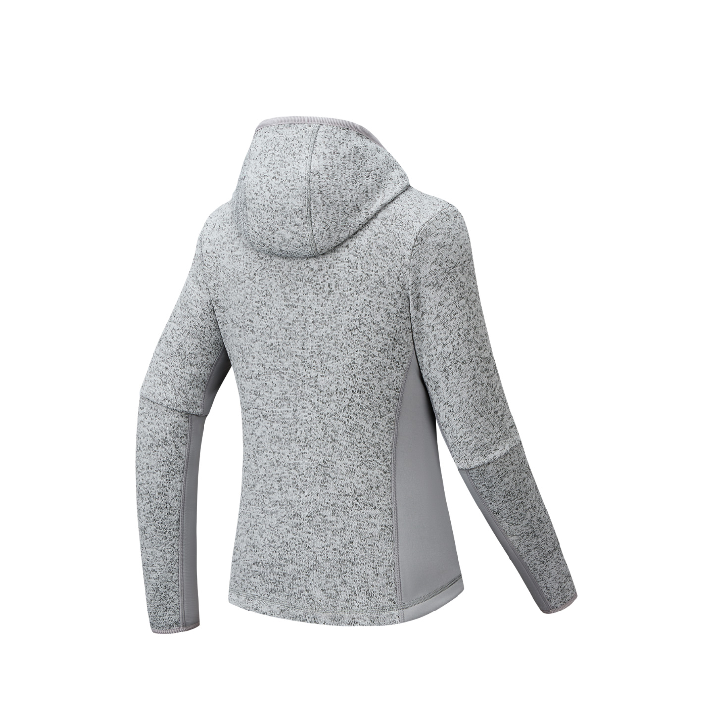 Anta Outdoor Collection Liner Coat, Thick Needle Fleece Garment Women’s Star Gray Heather Gray