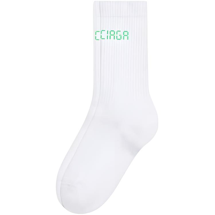 Balenciaga Crew Socks Women’s 1 Pack, White