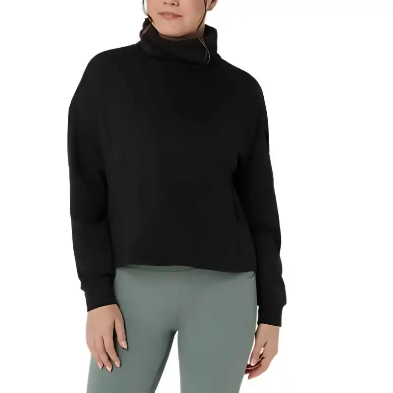 ASICS NAGINO Sweaters Women's Black Turtleneck Moderate Other