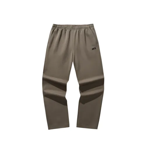 Anta Knitted Sweatpants Men's Bronze