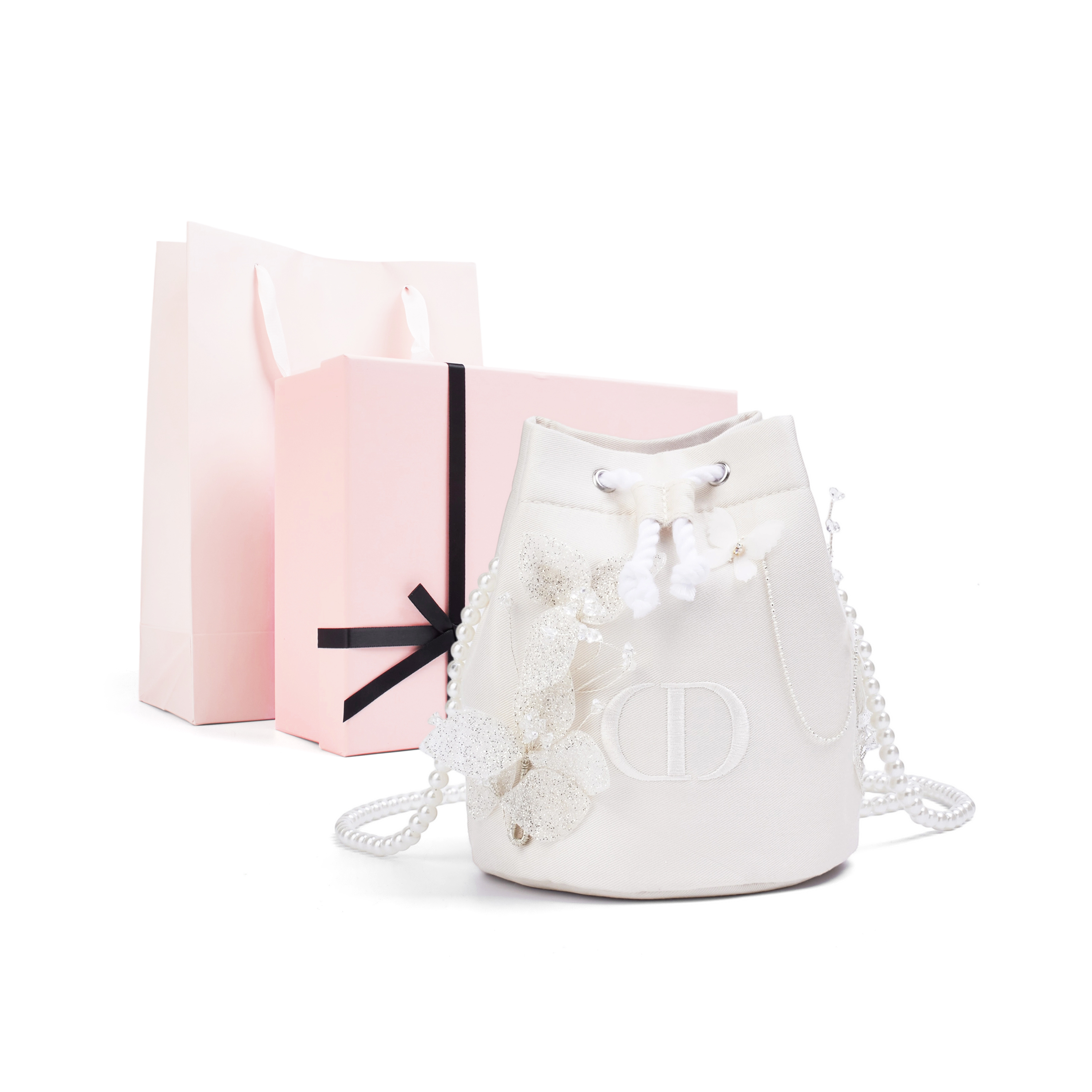 Косметичка Dior (холщовая сумка для косметики)
