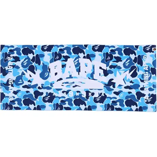 A BATHING APE Camouflage coloring book, multicoloured bath towel, home decor, print, 90×34cm