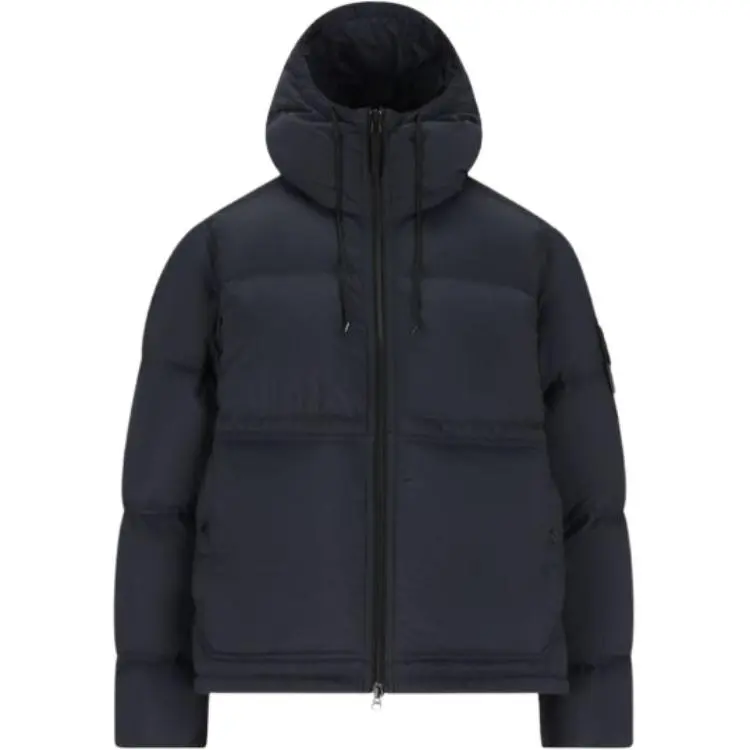 STONE ISLAND Drawstring Hooded Puffer Jacket