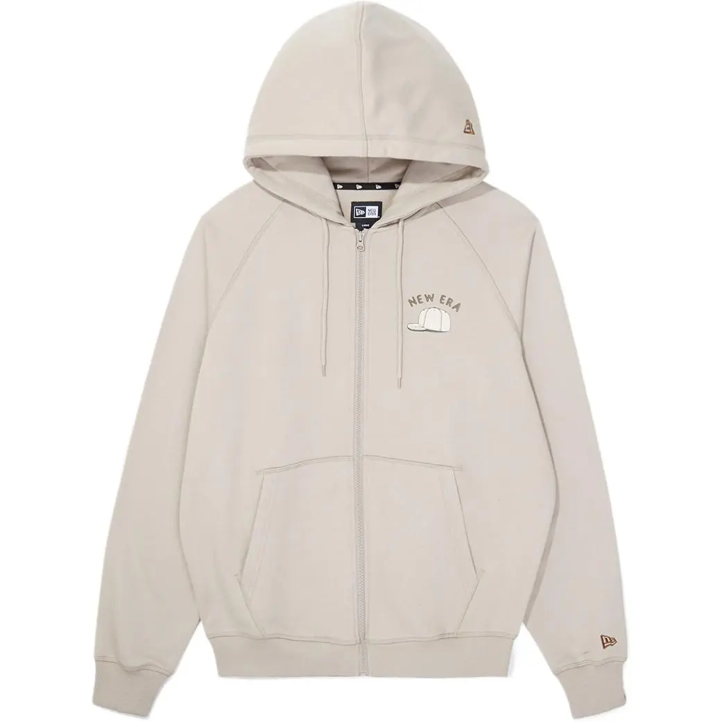 New Era Sweatshirts Unisex Warm Gray Hooded (Non-detachable) Moderate Straight Fit