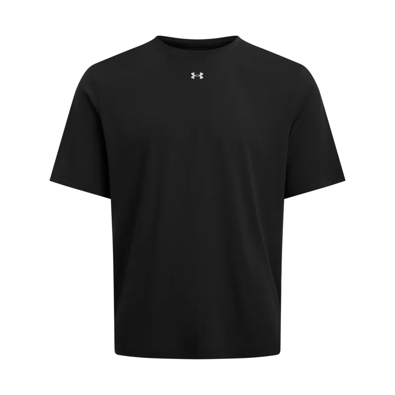 Under Armour T-Shirts Men's Black 001 Crew Neck Moderate