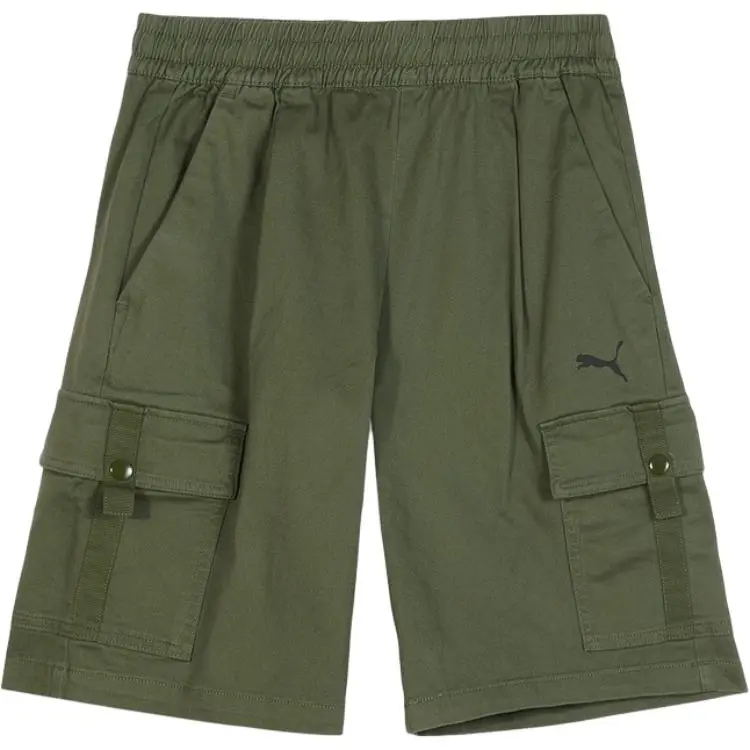PUMA Woven Cargo Shorts Men's Army Green Moderate