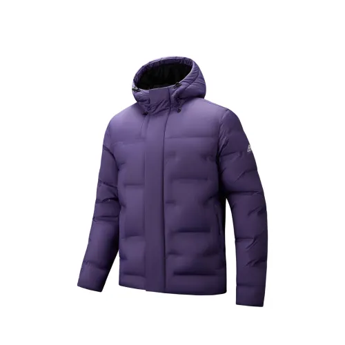 ANTA Down Jackets Men's Baby Purple 4 Hooded Moderate
