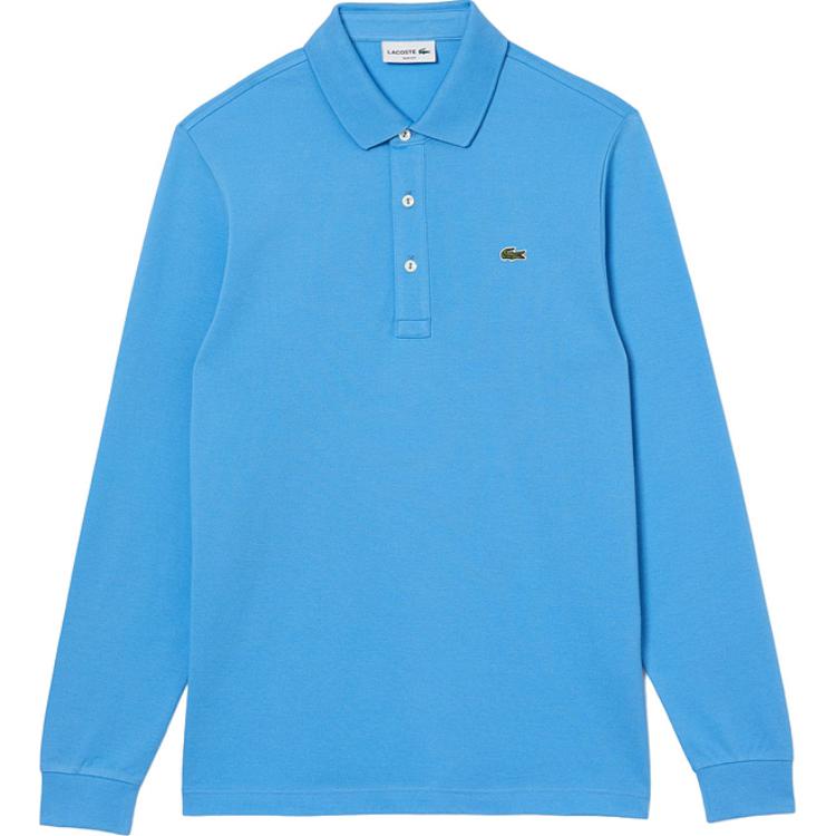 Мужское поло LACOSTE (темно-синее)
