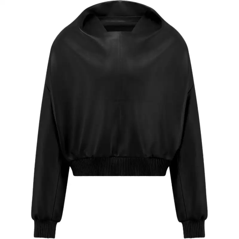 DIOR Leather Jackets Men's Solid Color Moderate