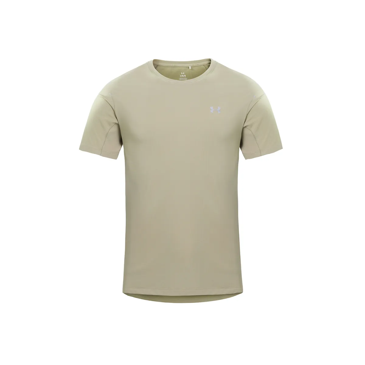Under Armour Quick-Dry T-Shirts Men's Cool Tea Gray Crew Neck Moderate Other