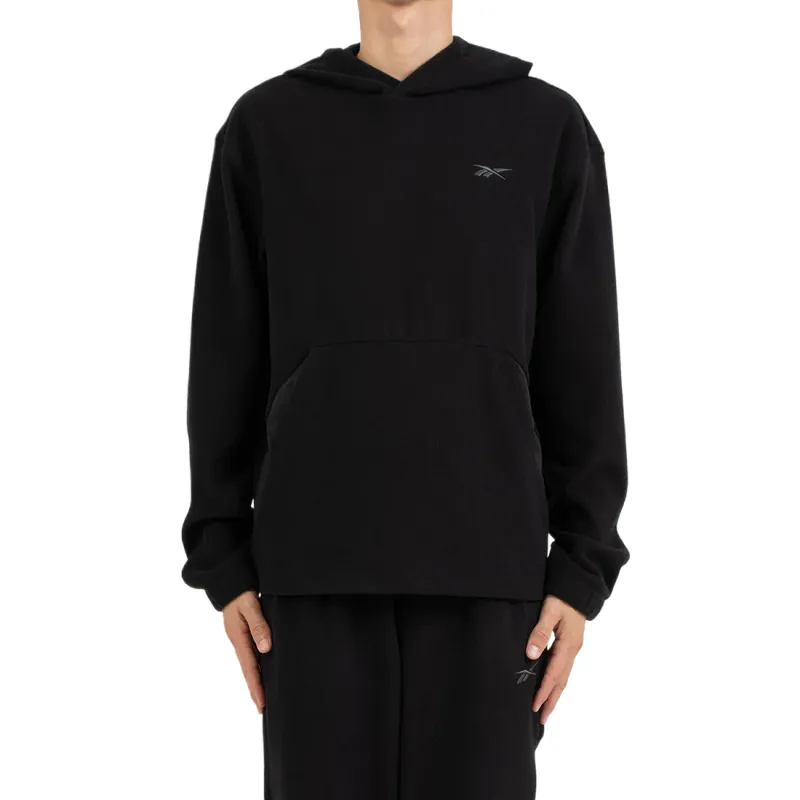 Reebok Sweatshirts Men's Black Hooded Moderate Regular
