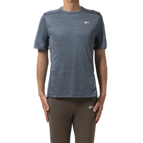Reebok T Shirts Men's Blue Crew Neck Moderate