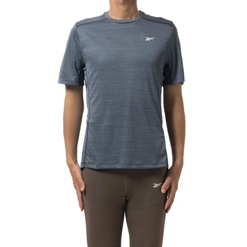 Reebok T Shirts Men's Blue Crew Neck Moderate