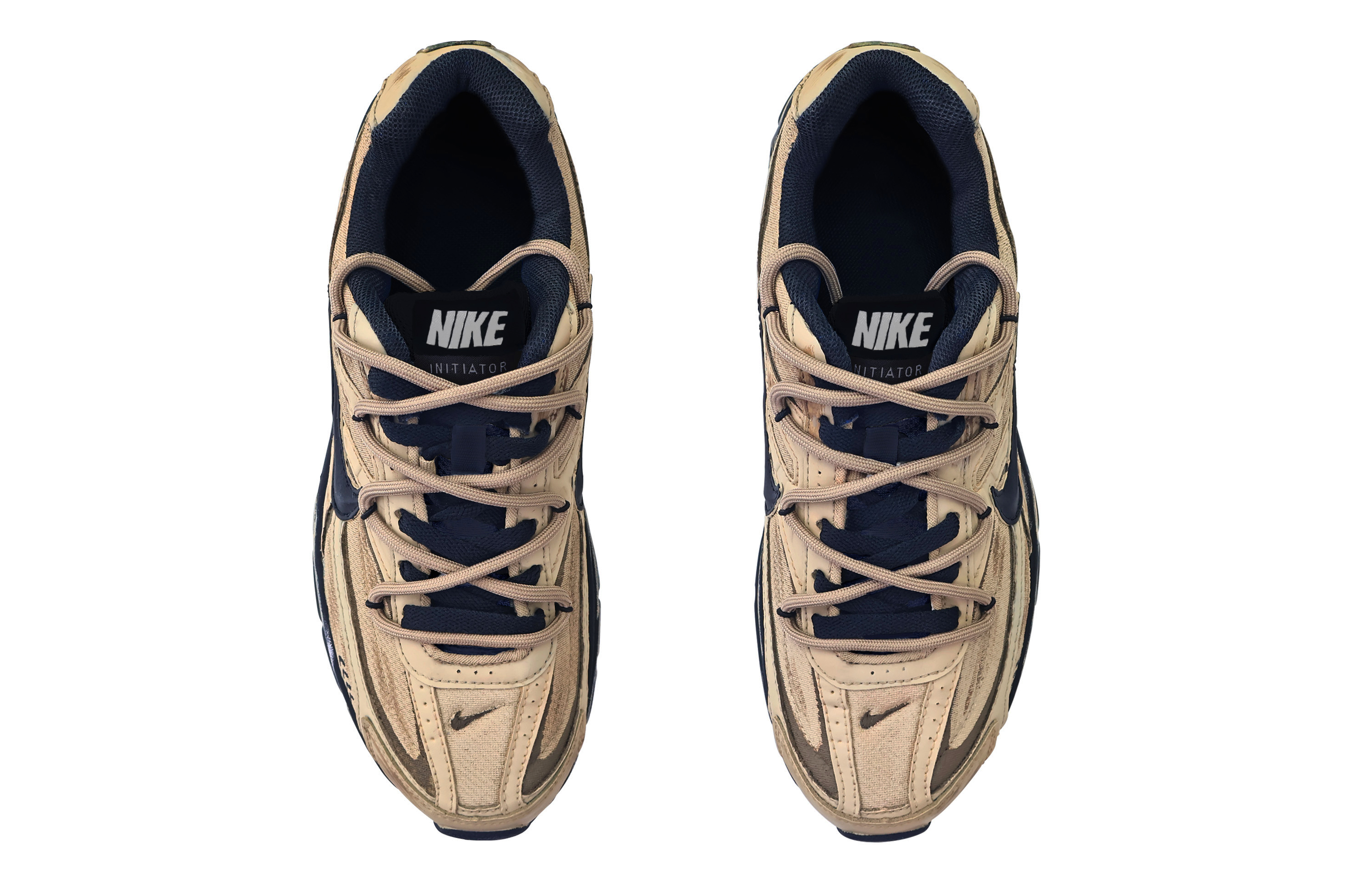 Nike Initiator Abrasion Resistant Abrasion Resistant Running Shoes Unisex Black Brown