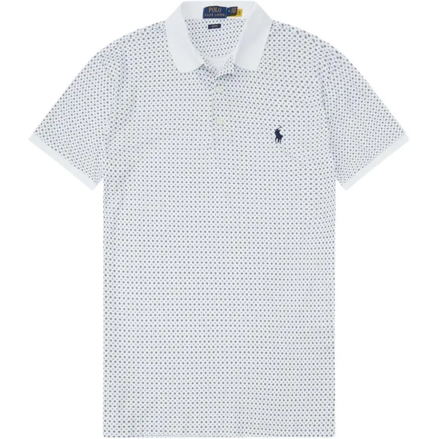 Polo Ralph Lauren SS25 Polo Shirt Slim Fit Men's White