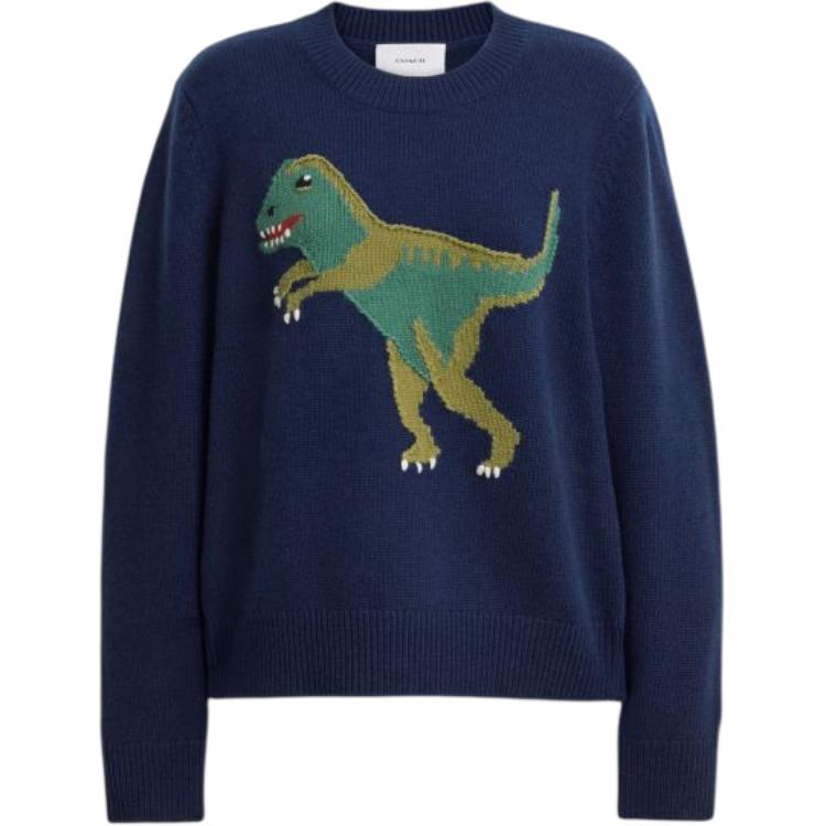 Женский джемпер Coach Animal Pattern (черный)