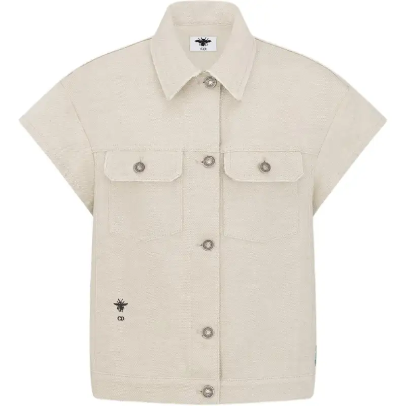 DIOR Shirts Women's Beige Lapel Moderate Other