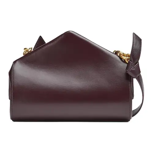 Bottega Veneta Minimalist Fashion With Cow Leather And Sheepskin Handbag Women's Grape Purple