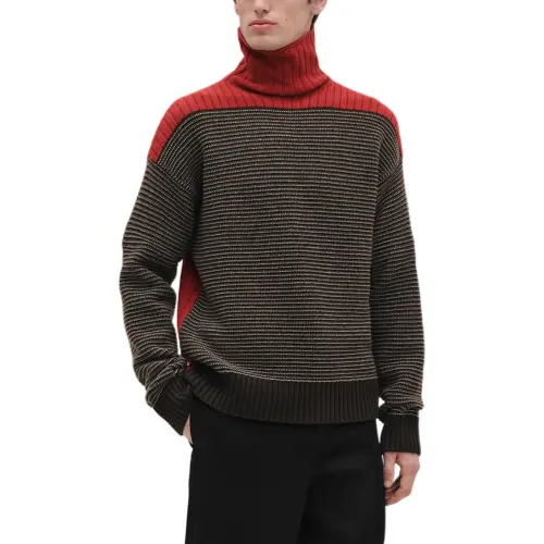 HERMES Sweaters Men's Multicolor Turtleneck Moderate Other