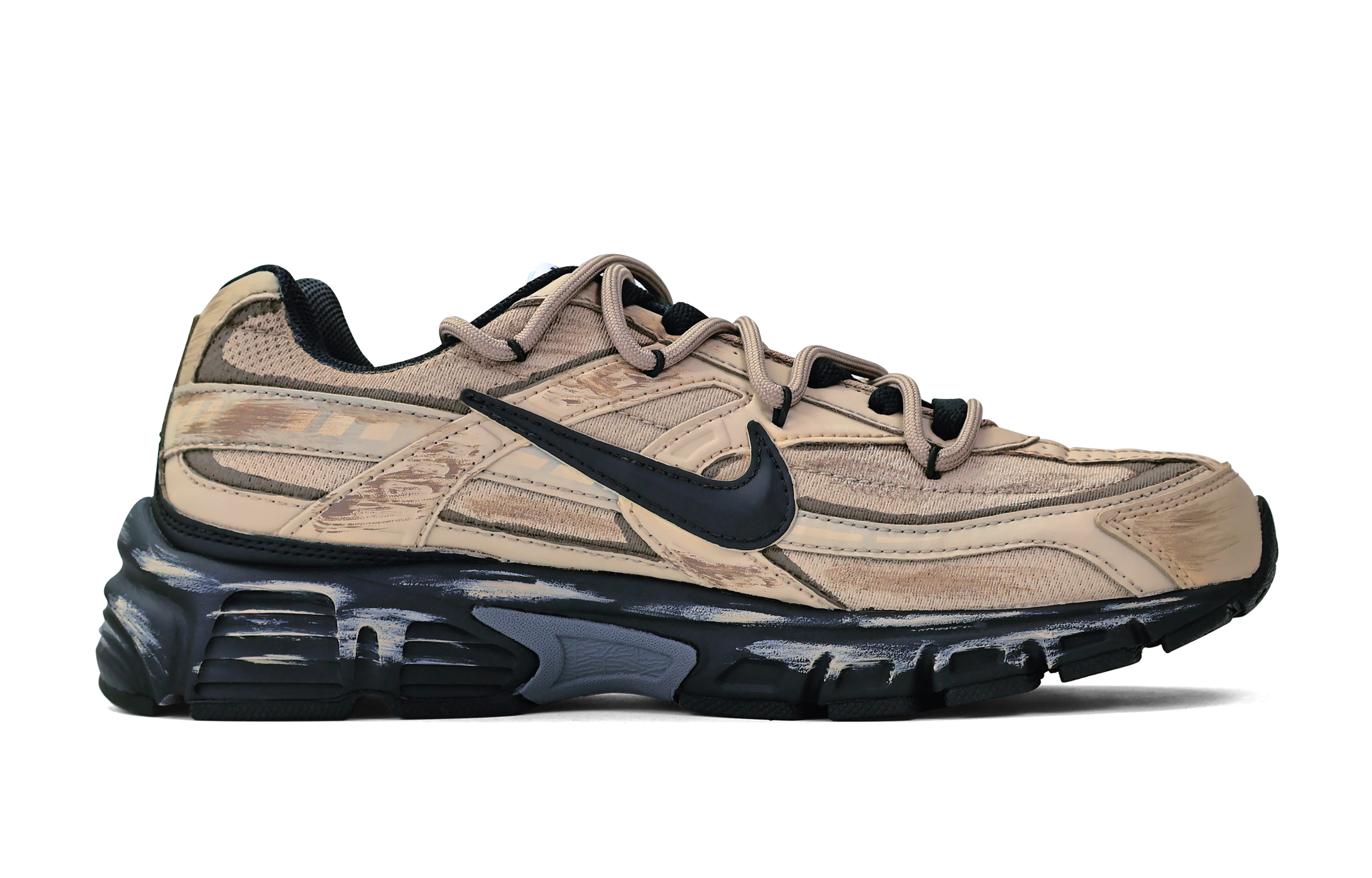 Nike Initiator Abrasion Resistant Abrasion Resistant Running Shoes Unisex Black Brown