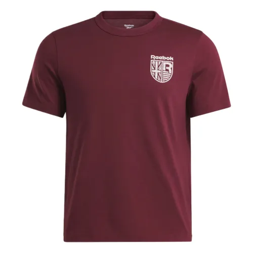 Reebok T Shirts Men's Red Crew Neck