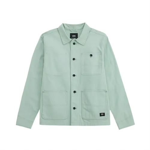Vans DRILL CHORE Jackets Men's Green Lapel Moderate Other
