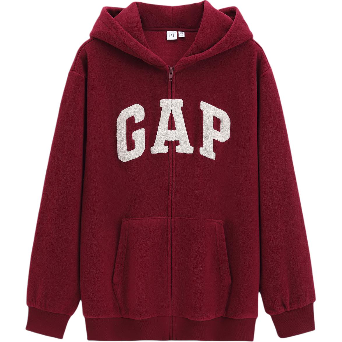 Худи GAP Contrast Logo (серое)