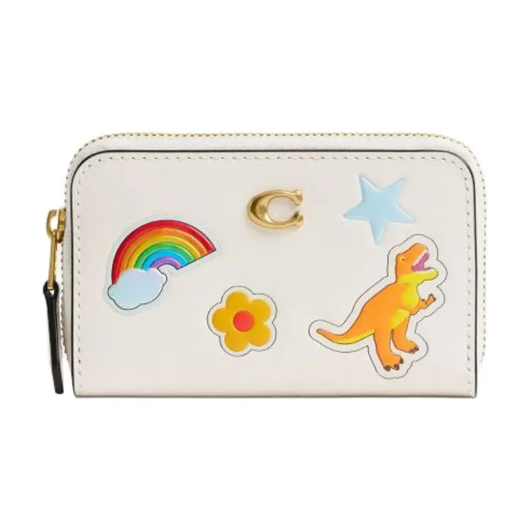 COACH Essential Cow Leather Card Holders Small Women's White