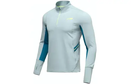Li Ning Running Collection T Shirt Men's Mist Blue