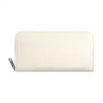 Bottega Veneta Cow Leather Card Holder Clutch Wallet Men's Chalk White