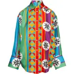LOEWE Shirts Women's Multicolor Lapel Moderate Other