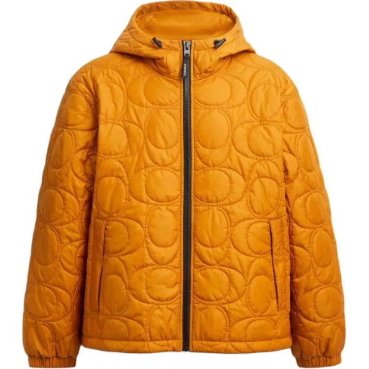 COACH Puffer Jackets Men's Yellow Moderate
