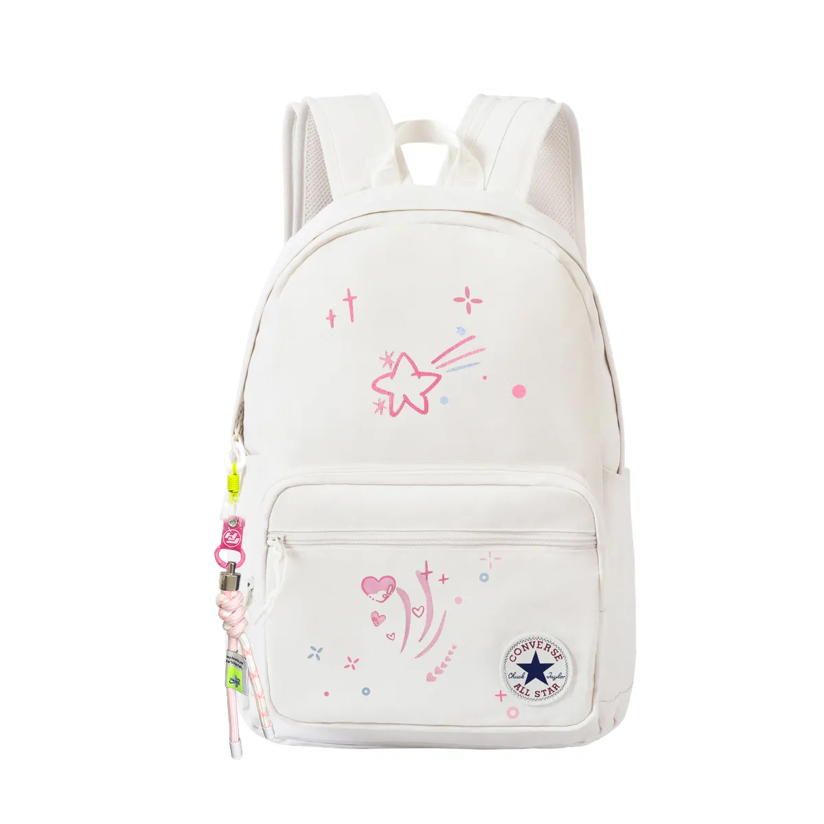 Converse Polyester Backpack Medium Women's White & Pink