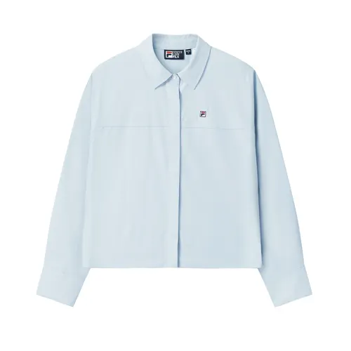 FILA Heritage Shirts Women's Alice Blue Lapel Moderate Other